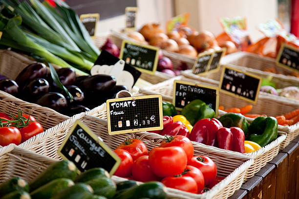 Traditional provencal market stall.